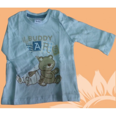 Camiseta manga larga bebé y recién nacido niño my buddy bears, de la marca Newness