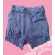 Pantalones infantiles niñas bebés azules cortos