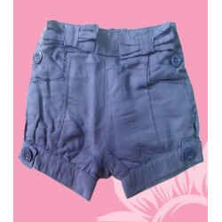Pantalones cortos para bebes y recien nacidas niñas azules