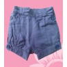 Pantalones cortos para bebes y recien nacidas niñas azules