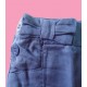 Pantalones infantiles niñas bebés azules cortos