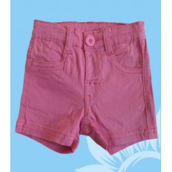 Pantalones infantiles niñas bebés fucsias cortos