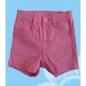Pantalones infantiles niñas bebés fucsias cortos