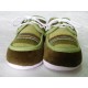 Zapatos primera puesta verdes recién nacidos suela blanda