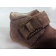 Botas, botines infantiles niñas bebés lazo kaki