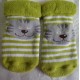 Calcetines bebé cara gato