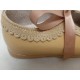 Zapatos Merceditas para niñas camel con lazo-Elegantes y cómodos