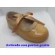 Zapatos Merceditas para niñas camel con lazo-Elegantes y cómodos