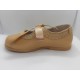 Zapatos Merceditas para niñas camel con lazo-Elegantes y cómodos