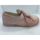 Zapatos Merceditas de niñas Rosas con lazo-Cómodos y elgantes