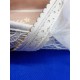Zapatos bailarinas blancas metalizadas niñas para comuniones, ceremonias y vestir de fiesta.
