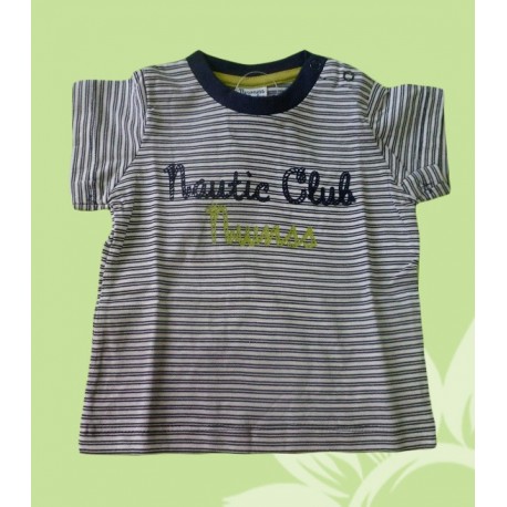 Camisetas infantiles niños bebés manga corta nautic club