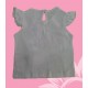 Camisetas infantiles niñas bebés manga corta dancing blancas