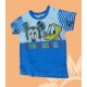 Pijamas infantiles niños bebés MIckey cortos azules verano.