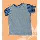 Pijamas infantiles niños bebés MIckey cortos azules verano.