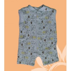 Pijamas niños bebés animales granja cortos verano