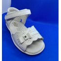 Sandalias infantiles niñas bebés blancas