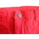 Pantalones infantiles niños bebés rojos cortos