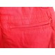 Pantalones cortos vaqueros rojos para bebes y recien nacidos niños.