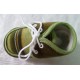 Zapatos primera puesta verdes recién nacidos suela blanda