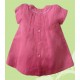 Vestidos infantiles niñas bebés fucsias piqué