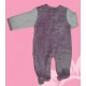Pijamas infantiles niñas bebés velour estrella Invierno