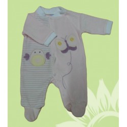 Pijamas infantiles niñas bebés velour mariposa y pollito invierno invierno